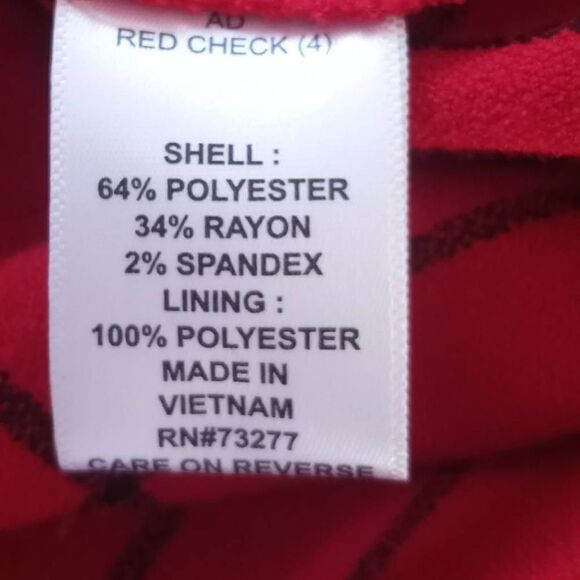 ELLE RED & BLACK DRESS SZ.4 EUC. NO BELT. - Picture 7 of 8